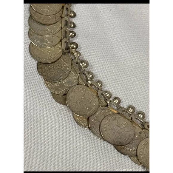 Vintage Silver Coin Necklace - Picture 10 of 13